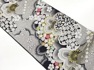 桜尽くし模様織出し袋帯